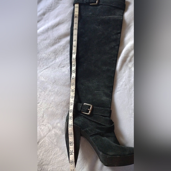 LAST CHANCE SALE Michael Kors sz 8.5 black leather boots - Picture 5 of 16